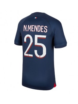 Billige Paris Saint-Germain Nuno Mendes #25 Hjemmedrakt 2023-24 Kortermet